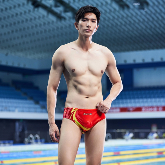 ZOKE男子训练三角泳裤125636808