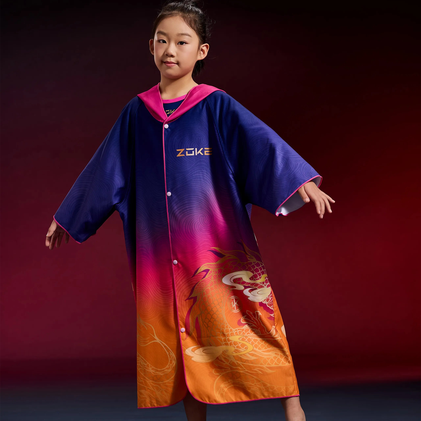 ZOKE轻松浴袍青少年开衫浴袍626505222