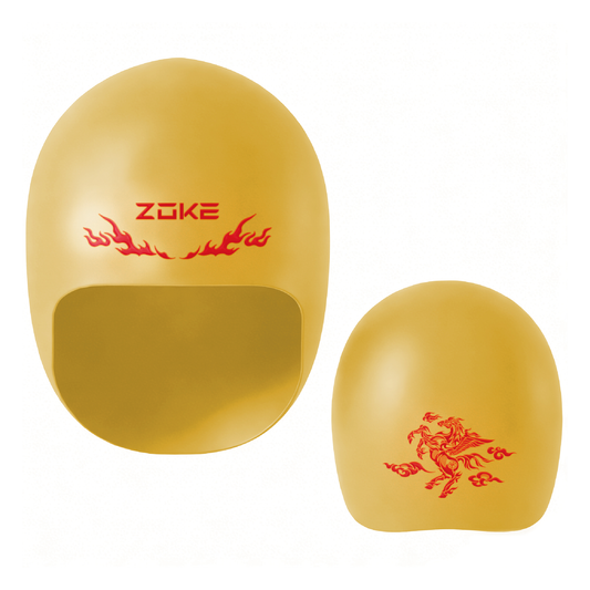 ZOKE硅胶泳帽大号球型帽（赤兔）626503226