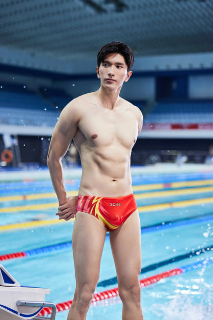 ZOKE男子训练三角泳裤125636808