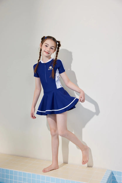 ZOKE青少年休闲女童连体裙摆125604501