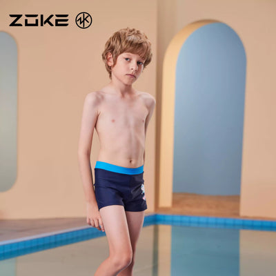 ZOKE青少年休闲男童平角泳裤122503205