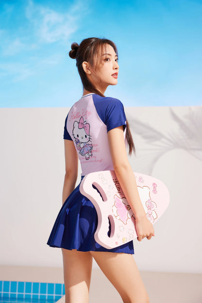 ZOKE女子休闲泳装戏水连体裙摆124601508