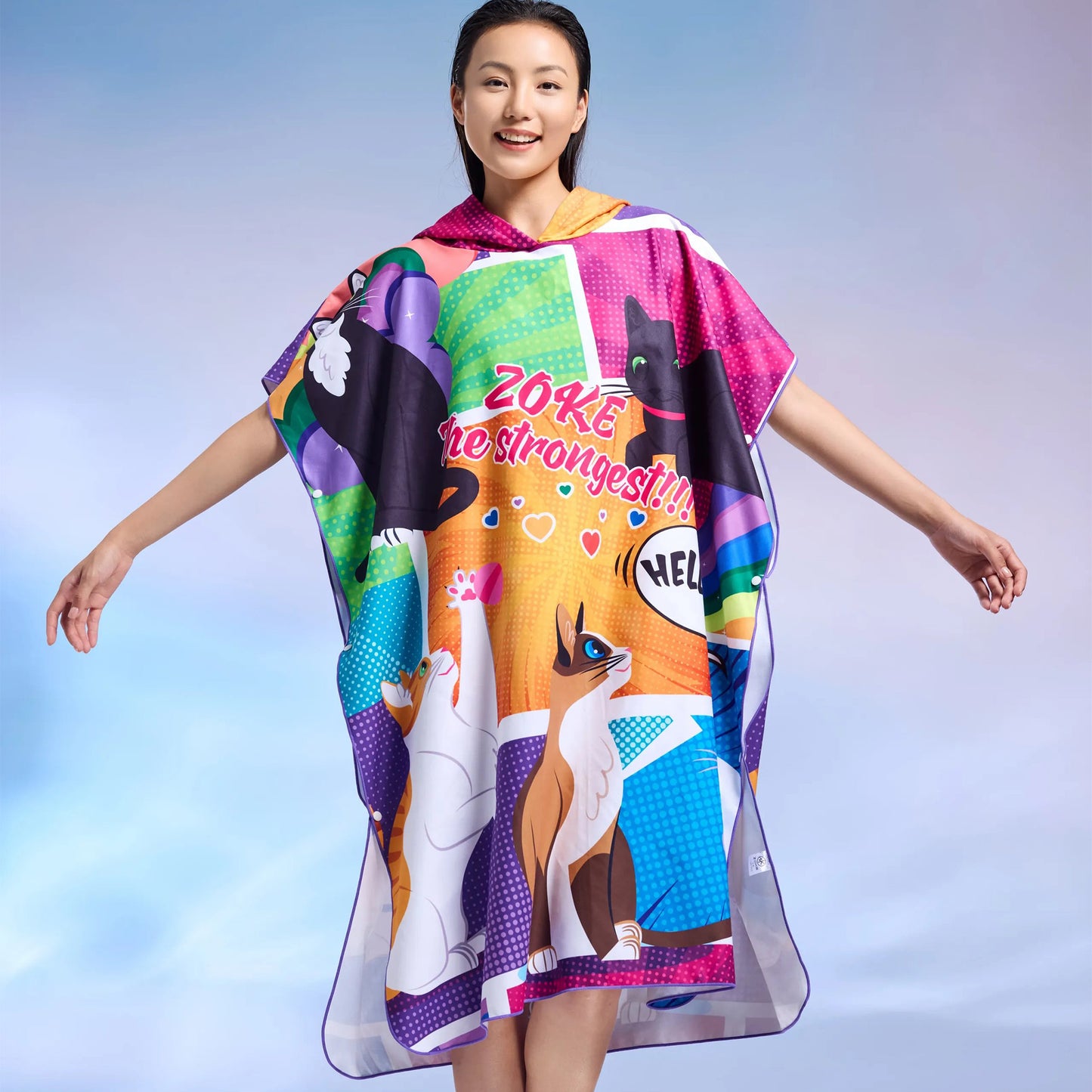 ZOKE轻松浴袍成人吸水浴袍626305203